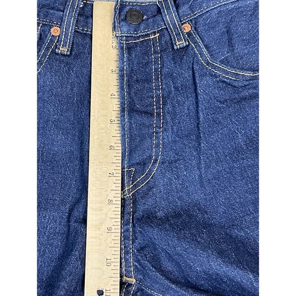 Levis 501 93 Jeans Mens‎ 28x30 Blue Straight Leg Relaxed Fit Dark Wash Mid Rise - Picture 7 of 16